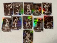 2023 Topps Chrome Sepia Refractor Lot of 11 - 6 Rookies