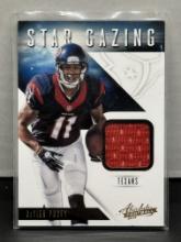 DeVier Posey 2012 Panini Absolute Star Gazing Jersey Patch Rookie RC #12