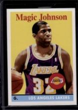 Magic Johnson 2008 Topps 1958-59 Variation #174