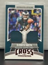 DeVonta Smith 2021 Panini Rookies and Stars Cross Training (#152/199) Rookie RC Patch Insert #CT-7