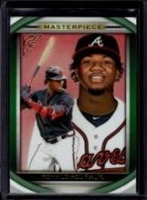 Ronald Acuna Jr. 2019 Topps Gallery Masterpiece Green Border (#29/250) Insert Parallel #MP-2