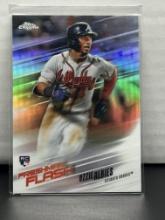 Ozzie Albies 2018 Topps Chrome Freshman Flash Rookie RC Refractor Insert #FF-8
