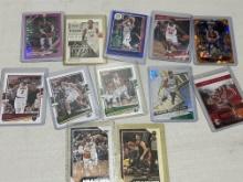 Lot of 12 NBA Cards - Westbrook Hyper Pink Prizm, DeMar, Williams RC, Love Cracked Ice