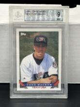 Todd Walker 1993 Topps Traded Team USA Rookie RC BGS 9 MINT #79T