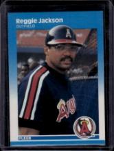 Reggie Jackson 1987 Fleer #84