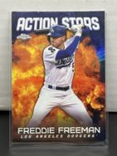 Freddie Freeman 2023 Topps Chrome Action Stars Refractor Insert #ASC-10