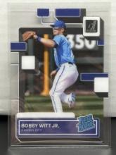 Bobby Witt Jr. 2022 Panini Chronicles Clearly Rated Rookie RC #74