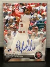 Dylan Carlson 2021 Topps Now Postseason (#79/99) Rookie RC Auto #PS-56A