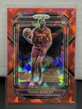 Isaiah Mobely 2022-23 Panini Prizm Red Cracked Ice Prizm Rookie RC #252