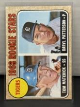 Tom Matchick Daryl Patterson 1968 Topps Rookie RC #113