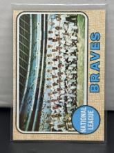 Atlanta Braves Team Card 1968 Topps #221