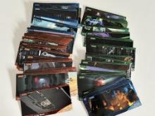 Lot of 73 1997 Topps Widevision Stars Wars Large Cards in Bag Complete Set