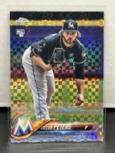 Dillon Peters 2018 Topps Chrome X-Fractor Refractor Rookie RC #122