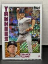 Chance Adams 2019 Topps Chrome Silver Pack 1984 Design Mojo Refractor Rookie RC Insert #T84-36