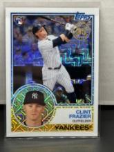 Clint Frazier 2018 Topps Chrome Silver Pack 1983 Design Mojo Refractor Rookie RC #19