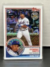 Dominic Smith 2018 Topps Chrome Silver Pack 1983 Design Mojo Refractor Rookie RC #36