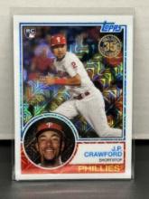 JP Crawford 2018 Topps Chrome Silver Pack 1983 Design Mojo Refractor Rookie RC #41
