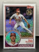 Paul DeJong 2018 Topps Chrome Silver Pack 1983 Design Mojo Refractor Rookie RC #34