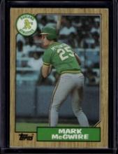 Mark McGwire 1987 Topps Rookie RC #366