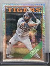 Riley Greene 2023 Topps Chrome Silver Pack 1988 Design Rookie RC Mojo Refractor Insert #T88CU-7
