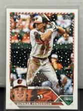Gunnar Henderson 2023 Topps Holiday Rookie RC #H4