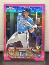 Vinnie Pasquantino 2023 Topps Chrome Pink Refractor Rookie Cup RC #119
