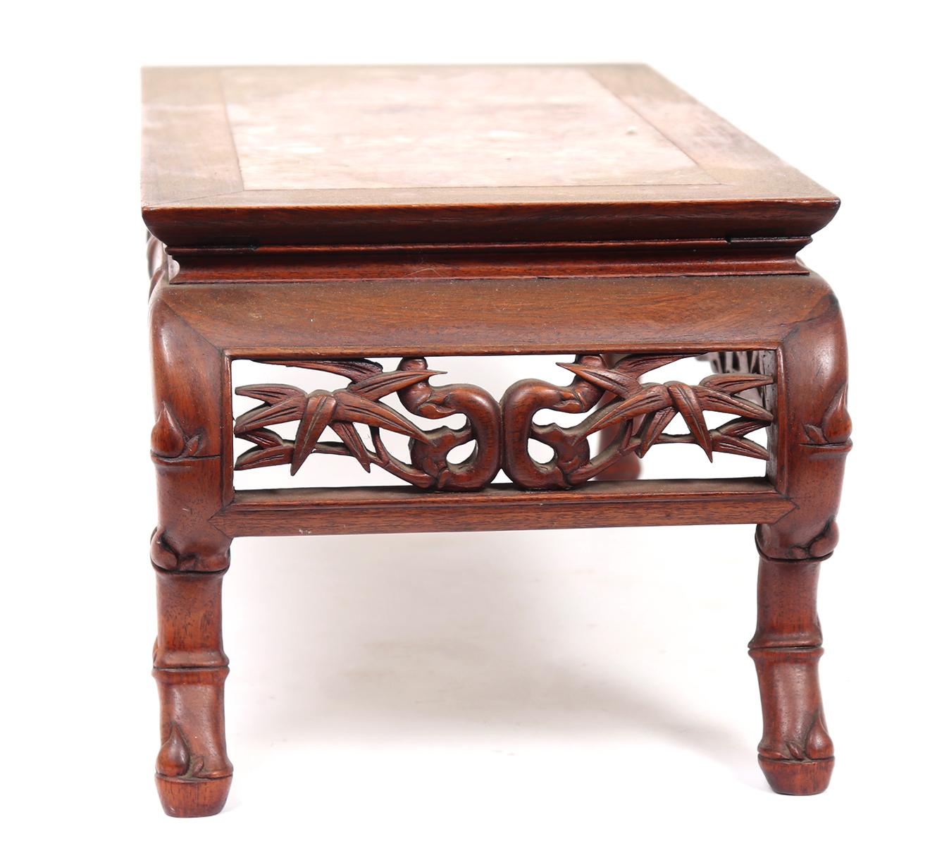 Lovely Chinese Marble Top Foot Rest