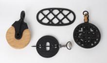 Assorted Lot of Wrought Iron Kitchen Parts
