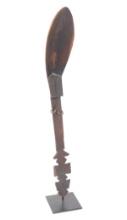 African Wood Carved Ladle