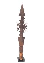 Elaborate Congo Throwing Knife, Ekonde Tribe