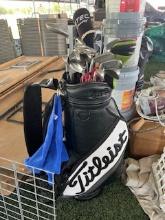 Titleist Golf Bag and contents