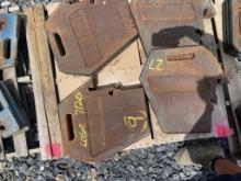 (9) Suitcase Weights off Case 7120
