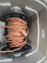 Electrical cord on a reel