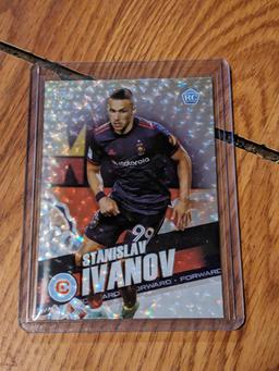 2022 Topps MLS Experience STANISLAV IVANOV (RC) Chicago Fire Icy White Foil #155