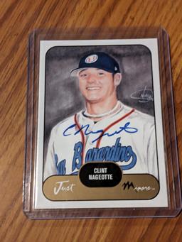 1131/1200 SP 2002 Just Minors Just Prospects Clint Nageotte #50 Rookie Auto RC