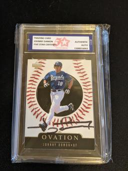 Johnny Damon 1999 Upper Deck Auto Authenticated by Fivestar Grading