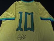 Pele Signed Jersey COA Pros