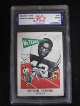 1961 NU-CARD #156 ARTHUR PERKINS FSG MINT 9