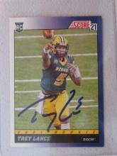 TREY LANCE SIGNED ROOKIE CARD WITH COA