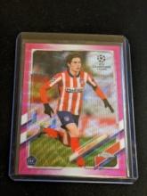 Sergio Camello 2021 Topps Chrome UEFA Champions League Pink Wave X-Fractor #77