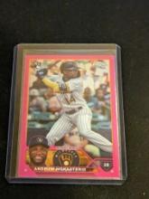 Andruw Monasterio 2023 Topps Chrome Update #USC177 Pink RC Rookie