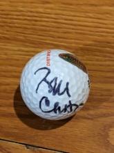 Bill clinton signed golf ball with coa