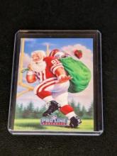 Santa Claus - Toymakers 1991 NFL Pro-Line RARE Christmas Football Card