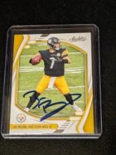 Ben Roethlisberger autographed card w/coa / Pittsburgh Steelers