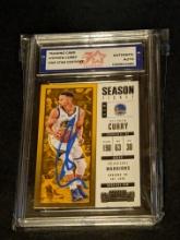 Stephen Curry 2017 Panini auto Authenticated by Fivestar Grading
