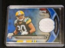 Alex Green Rc patch 74/99 SP 2011 bowman sterling card