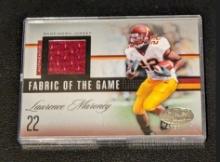 Lawrence Maroney 2006 Donruss 044/100 SP fabric of the game patch