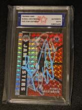Russell Westbrook 2020 Panini Mosaic auto Authenticated by Fivestar Grading