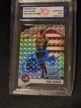 Paul George 2020 Panini Mosaic auto Authenticated by Fivestar Grading