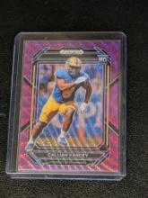 2023 Panini Prizm Draft Picks Purple Wave Prizm #185 Calijah Kancey Rookie Card